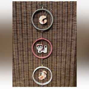 Vintage “Good Luck” 18” hanging rings